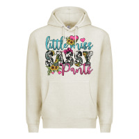 Oatmeal Heather little miss sassy pants Premium Hoodie - JahusDesignShop