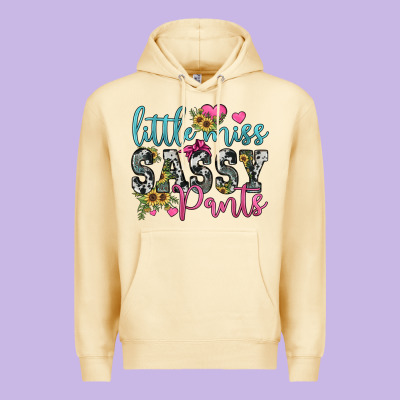 Little Miss Sassy Pants Premium Hoodie Designed By Jahusdesignshop