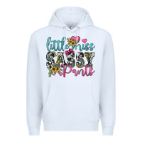 White little miss sassy pants Premium Hoodie - JahusDesignShop