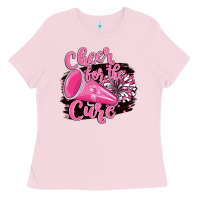 Bubblegum Pink Cheer For The Cure Ladies Tee - BarkalooDesign
