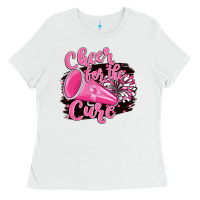 White Cheer For The Cure Ladies Tee - BarkalooDesign