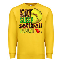 Lemon eat sleep softball repeat Premium Sweatshirt - texasbilliewilder
