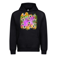 Black eyes leopard halloween patch Urban Hoodie - BundleAndBundleShop