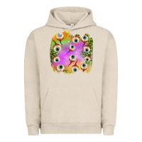 Pigment French Oak eyes leopard halloween patch Urban Hoodie - BundleAndBundleShop