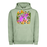 Pigment Oil Green eyes leopard halloween patch Urban Hoodie - BundleAndBundleShop