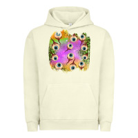 Pigment Pistachio eyes leopard halloween patch Urban Hoodie - BundleAndBundleShop