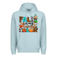 Blue Mist fall is my favorite color Premium Hoodie - AdoDesignShop