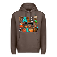 Coffee fall is my favorite color Premium Hoodie - AdoDesignShop