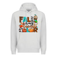 Dove Grey fall is my favorite color Premium Hoodie - AdoDesignShop