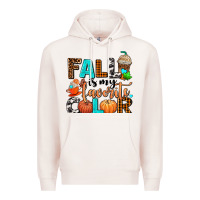 Pale Pink fall is my favorite color Premium Hoodie - AdoDesignShop