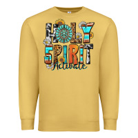 Antique Gold holy spirit activate Premium Sweatshirt - Zillion Design Studio