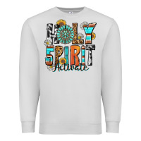 Dove Grey holy spirit activate Premium Sweatshirt - Zillion Design Studio