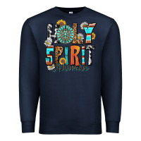 Navy holy spirit activate Premium Sweatshirt - Zillion Design Studio