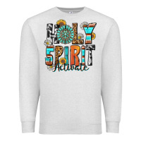Oatmeal Heather holy spirit activate Premium Sweatshirt - Zillion Design Studio