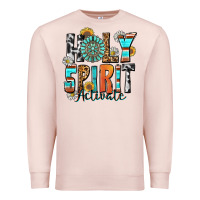 Pale Pink holy spirit activate Premium Sweatshirt - Zillion Design Studio