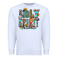 White holy spirit activate Premium Sweatshirt - Zillion Design Studio