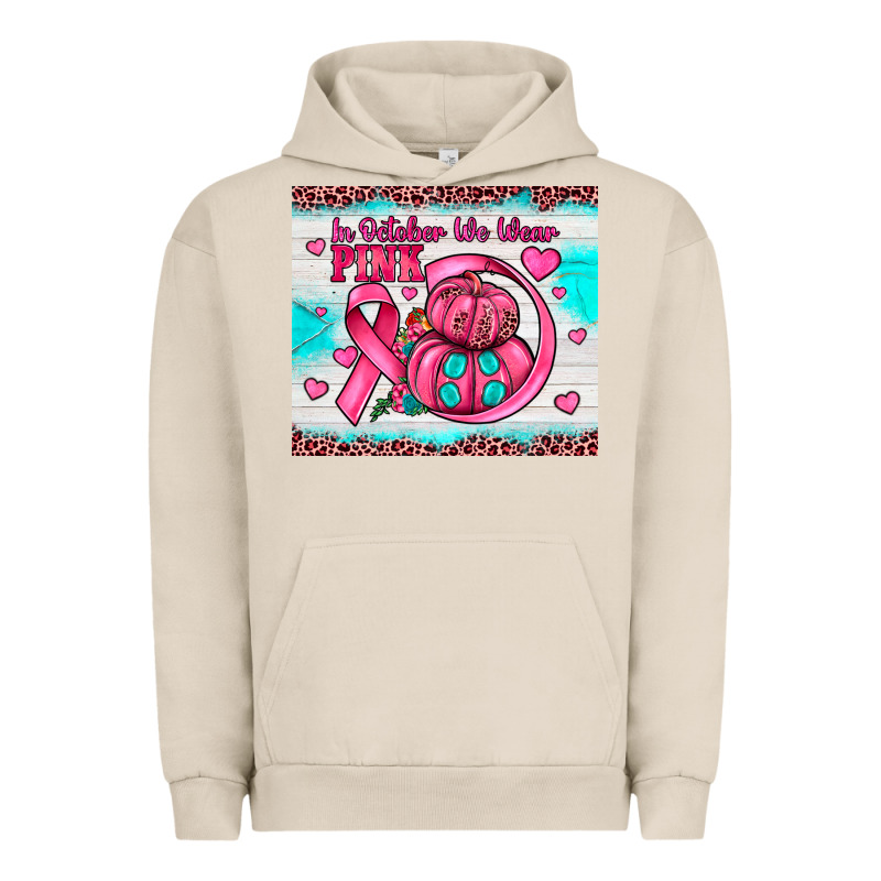 In October We Wear Pink Urban Hoodie by JahusDesignShop | Teevron