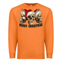 Carrot Merry Christmas Skulls Premium Sweatshirt - RanaPortraitStore