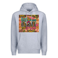 Heather Grey little miss sassy pants Premium Hoodie - JahusDesignShop