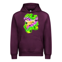 Mauve Wine star halloween patch Urban Hoodie - BundleAndBundleShop