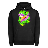 Pigment Black star halloween patch Urban Hoodie - BundleAndBundleShop