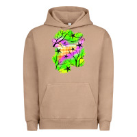 Pigment Burro star halloween patch Urban Hoodie - BundleAndBundleShop