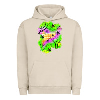 Pigment French Oak star halloween patch Urban Hoodie - BundleAndBundleShop