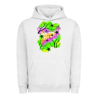 Pigment Lunar Rock star halloween patch Urban Hoodie - BundleAndBundleShop