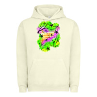 Pigment Pistachio star halloween patch Urban Hoodie - BundleAndBundleShop