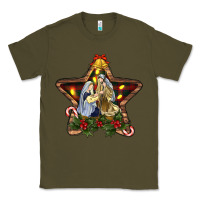 Army Green christmas baby jesus oh holly night Classic Tee - RanaPortraitStore