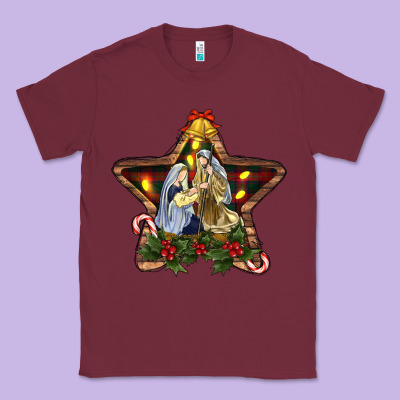 Christmas Baby Jesus Oh Holly Night Classic Tee Designed By Ranaportraitstore