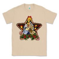 Mushroom christmas baby jesus oh holly night Classic Tee - RanaPortraitStore