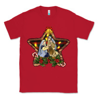 Red christmas baby jesus oh holly night Classic Tee - RanaPortraitStore