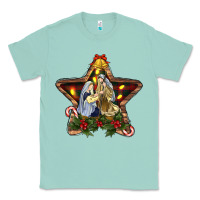 Seafoam christmas baby jesus oh holly night Classic Tee - RanaPortraitStore