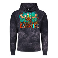 Cloud Black life is better by the campfire Vintage Hoodie - AdoDesignShop
