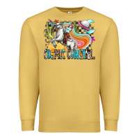 Antique Gold cosmic cowgirl Premium Sweatshirt - Zillion Design Studio
