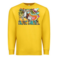 Lemon cosmic cowgirl Premium Sweatshirt - Zillion Design Studio