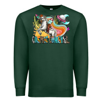 Sports Green cosmic cowgirl Premium Sweatshirt - Zillion Design Studio