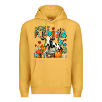 Mustard cutest pupkins in the patch Premium Hoodie - AdoDesignShop