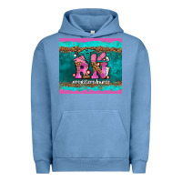 Pigment Pebble Blue rn registered  nurse Urban Hoodie - AdoDesignShop