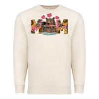 Sandshell Mom Bear With Sunflowers Premium Sweatshirt - RanaPortraitStore