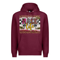Burgundy race life Premium Hoodie - JahusDesignShop