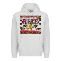 Dove Grey race life Premium Hoodie - JahusDesignShop
