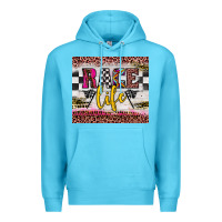 Ocean Blue race life Premium Hoodie - JahusDesignShop