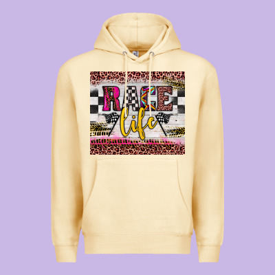 Race Life Premium Hoodie Designed By Jahusdesignshop
