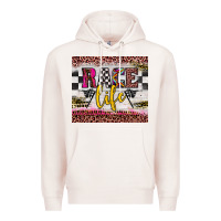 Pale Pink race life Premium Hoodie - JahusDesignShop