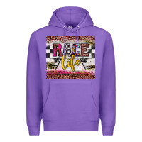 Purple race life Premium Hoodie - JahusDesignShop