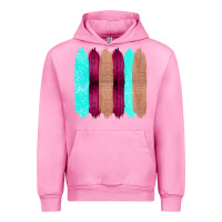 Fuchsia Pink Colored Farm Life Purple Wood Jute Cyan Glitter Brush Strokes Urban Hoodie - Bettercallsaul