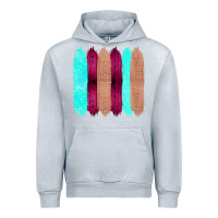 Heather Grey Colored Farm Life Purple Wood Jute Cyan Glitter Brush Strokes Urban Hoodie - Bettercallsaul