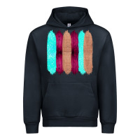 Navy Colored Farm Life Purple Wood Jute Cyan Glitter Brush Strokes Urban Hoodie - Bettercallsaul